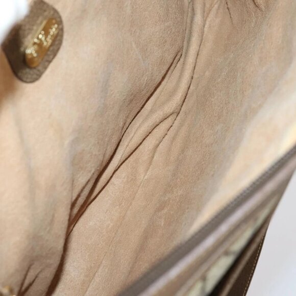 GUCCI GG Supreme Shoulder Bag PVC Leather 2way Beige Auth ki6104 - Picture 12 of 16